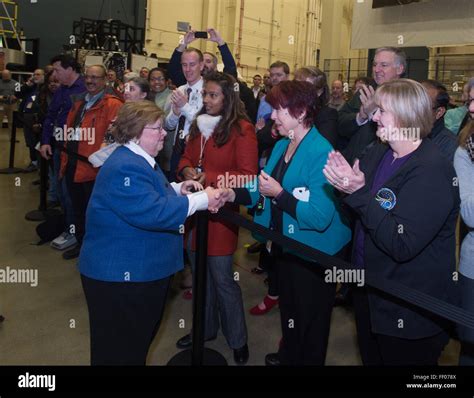 Senator Barbara Mikulski Visits NASA Goddard Stock Photo - Alamy