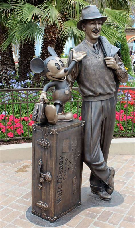 Walt and Mickey in California Adventure