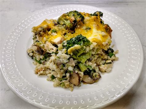 Keto/ Low Carb Chicken Broccoli 'Rice' Casserole - Deep Roots Valley Farm