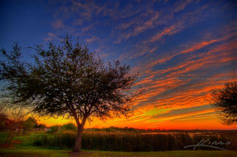 Sunset at East Lake Tohopekaliga Park St Cloud Florida | HDR Photography by Captain Kimo