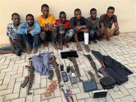 Photos Of Gang Members Arrested With Boko Haram Commander In Lagos ...