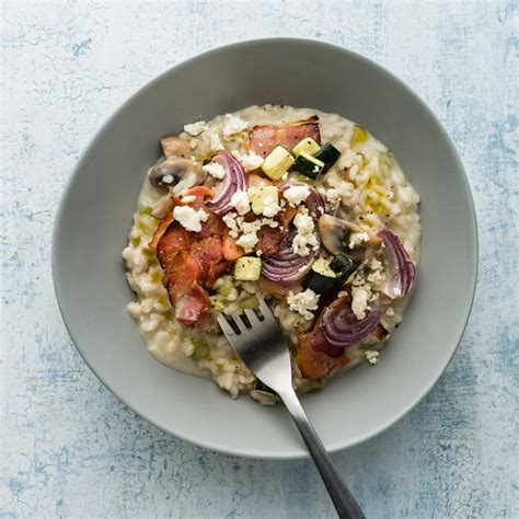 Bacon & Mushroom Risotto - My Food Bag