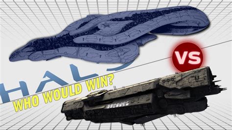 UNSC Infinity vs Covenant Supercarrier (CSO Supercarrier) | Halo: Who Would Win - YouTube