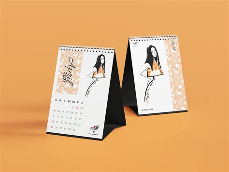 Table Top Calendar Design on Behance