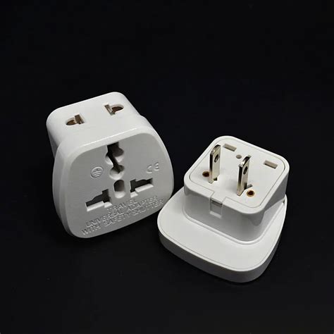 10pcs/lot 1to2 Electrical socket UK/AU/EU to US Plug Adapter USA Wall ...