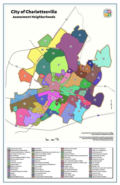 Assessment Neighborhood Maps | Charlottesville, VA