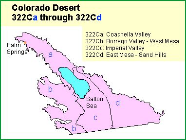 Colorado Desert Ecological Subsections