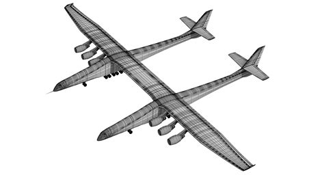 3D Stratolaunch Carrier Aircraft - TurboSquid 1586268