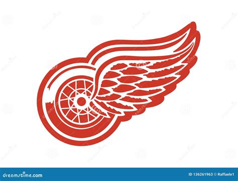 Detroit Red Wings Logo editorial stock photo. Illustration of league ...