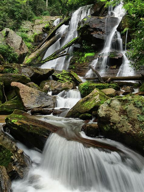 Whitewater Falls NC Photograph by Jerry Mann - Fine Art America