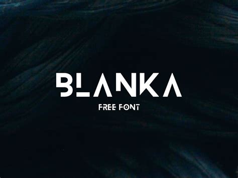 Blanka Free Font - UiDSGN | Fontes modernas, Fontes, Alfabeto