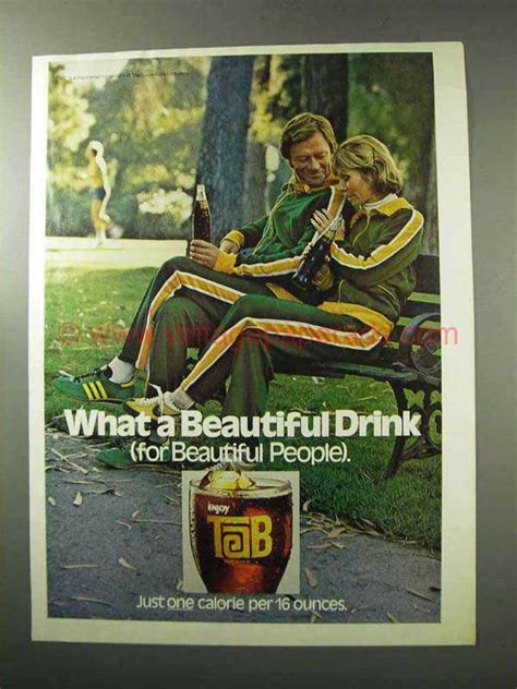 1977 Tab Soda Ad - What a Beautiful Drink