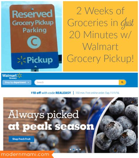 How Walmart Grocery Pickup Helps Me Shop for 2 Weeks of Groceries in ...