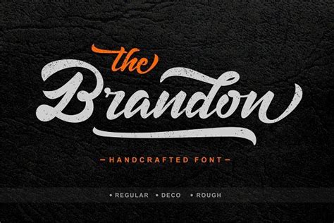 Brandon by Jamalodin on @creativemarket | Brandon font, Creative fonts, Pretty fonts