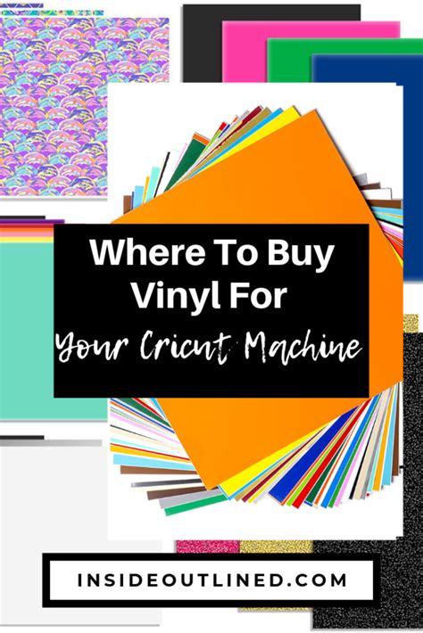 Where to buy vinyl for your cricut machine – Artofit