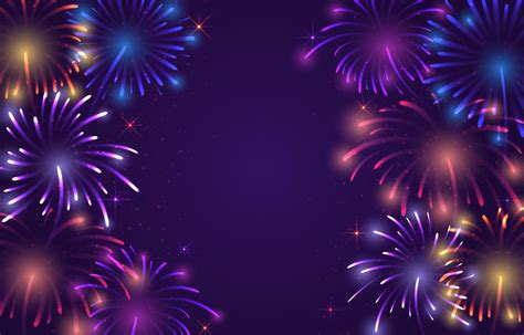 Colorful Fireworks Background Template 7669369 Vector Art at Vecteezy