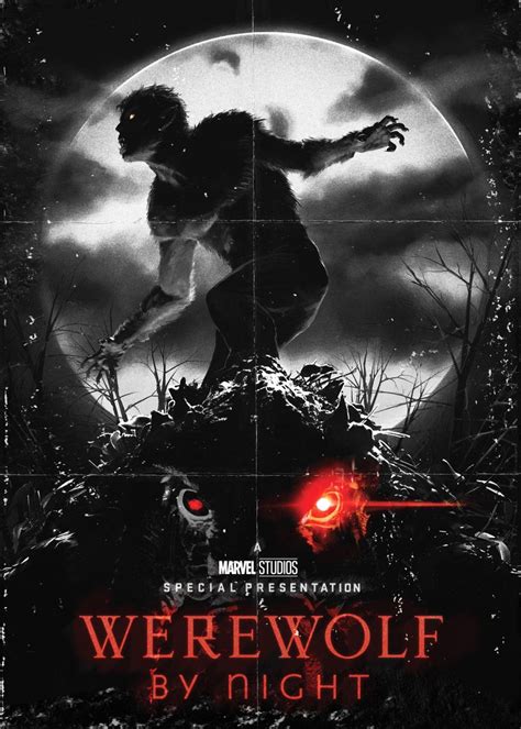 'Werewolf by Night poster' Poster, picture, metal print, paint by ...