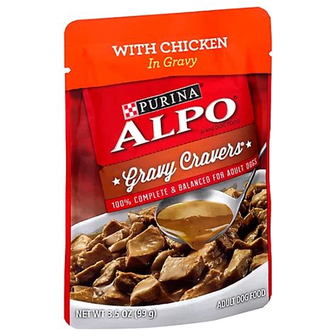 Alpo Gravy Cravers Dog Food Wet Chicken In Gravy - 3.5 Oz - Albertsons