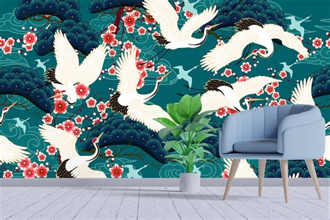 A pattern of birds flying in the air - Magic Decor