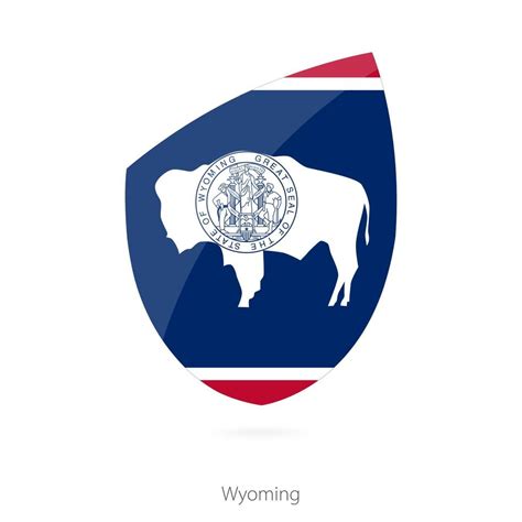 Flag of Wyoming. 17687726 Vector Art at Vecteezy