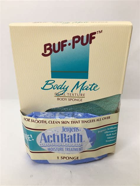 Buf Puf Back Scrub Refill Double-Sided Body Mate Dual Texture ...