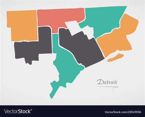 Map Of Detroit Neighborhoods