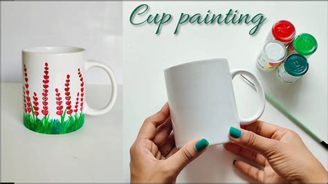 DIY Cup Painting Idea/ Easy Cup Painting - YouTube