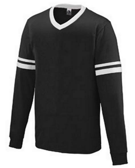 Size Chart for Augusta Sportswear 372 Adult Long-Sleeve Stripe Jersey