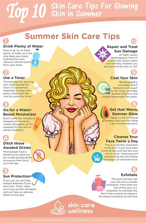 Skin Care Tips For Glowing Skin This Summer – Infographic