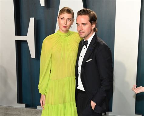 Maria Sharapova and boyfriend Alexander Gilkes at 2020 Vanity Fair ...