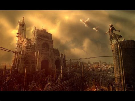 steampunk landscape wallpaper | Steampunk city, Steampunk wallpaper, What is steampunk