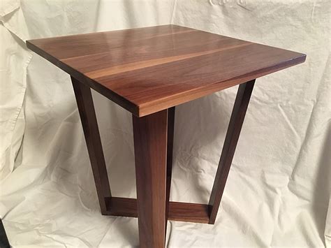 Amazon.com: Modern Walnut End Table: Handmade