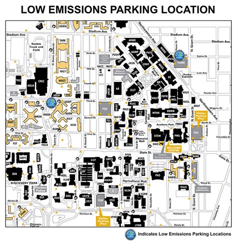 Purdue University Parking Map