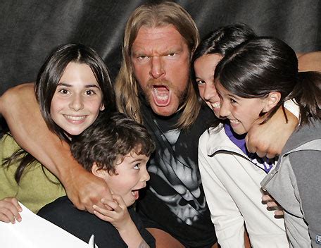 Wwe Wrestlers Profile: WWE Star Triple H With Family Photo,Images,Stills