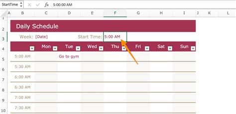 How to Make a Schedule in Excel (With Templates) | ClickUp