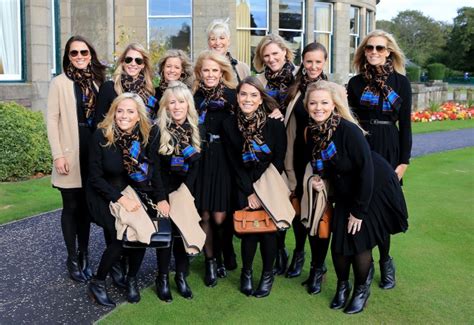 Wives and Girlfriends Wearing Matching Outfits at Ryder Cup 2014 | Glamour