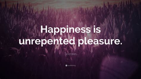 Socrates Quote: “Happiness is unrepented pleasure.” (9 wallpapers ...