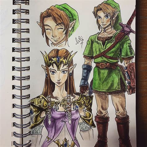 Twilight Princess Zelda Concept Art - bmp-i