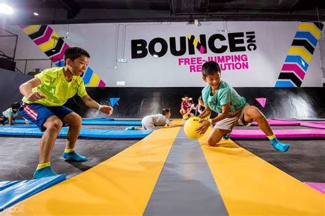 BOUNCE Freestyle Playground and Indoor Trampoline Park in Singapore