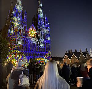 2023 Christmas Light Show at Lichfield Cathedral - Enjoy Staffordshire