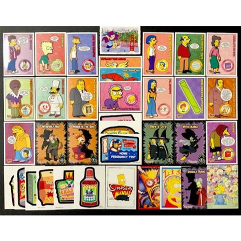 Sold Price: Lot of 36 Original THE SIMPSONS Trading Cards by INKWORKS ...