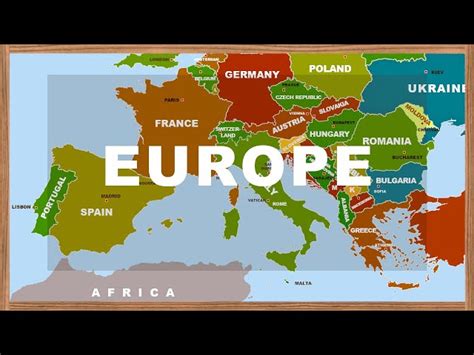 Europe World Map Countries