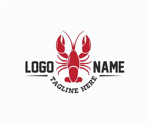 Seafood logo design inspiration. Crayfish, Prawn, Shrimp, and Lobster ...