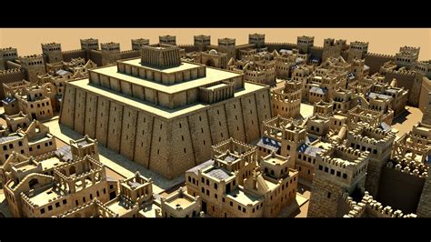 Babylonian City- 3d Model - FlippedNormals