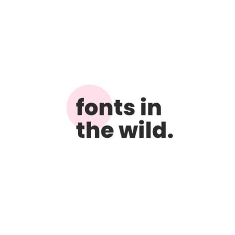 Fonts in the Wild - Resources For Designer