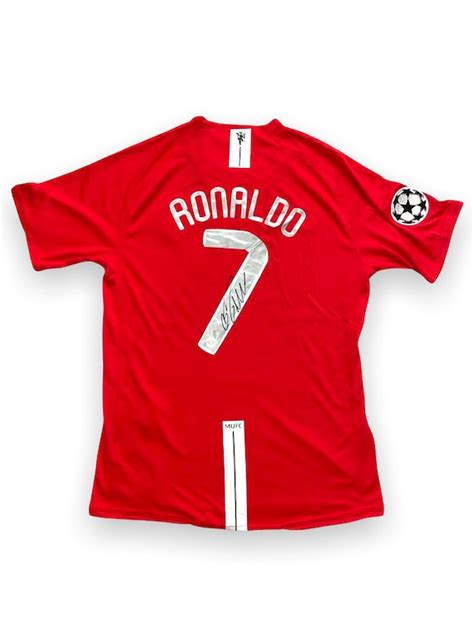 Cristiano Ronaldo Signed Manchester United 07/08 Jersey | Etsy