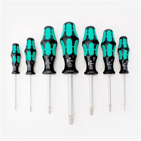 Wera Kraftform Plus Hex Screwdriver Set, 7 Pieces