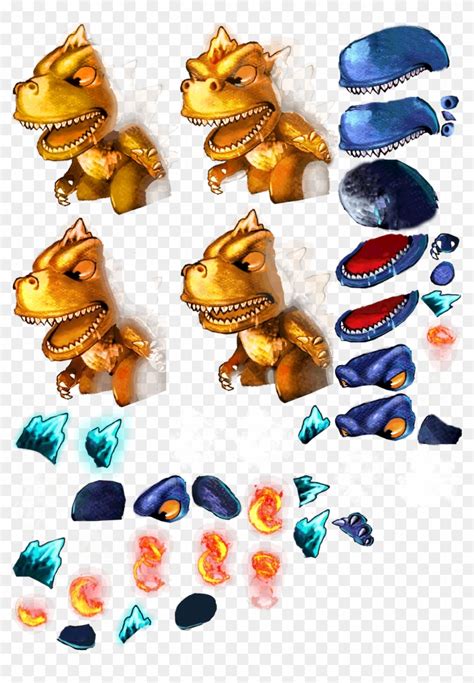 Godzilla Clipart Sprite - Animal Figure, HD Png Download - 1023x1428 ...