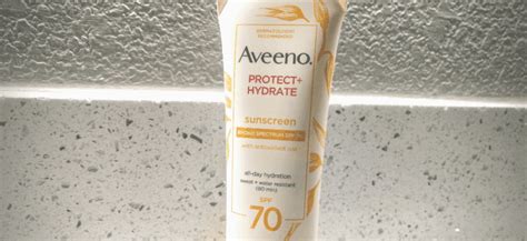 Aveeno Sunscreen Review: Protect + Hydrate Sensitive Skin