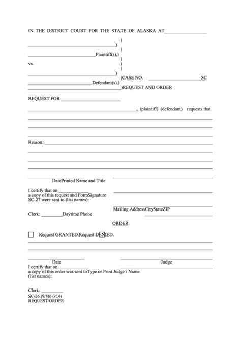 9 Alaska District Court Forms And Templates free to download in PDF